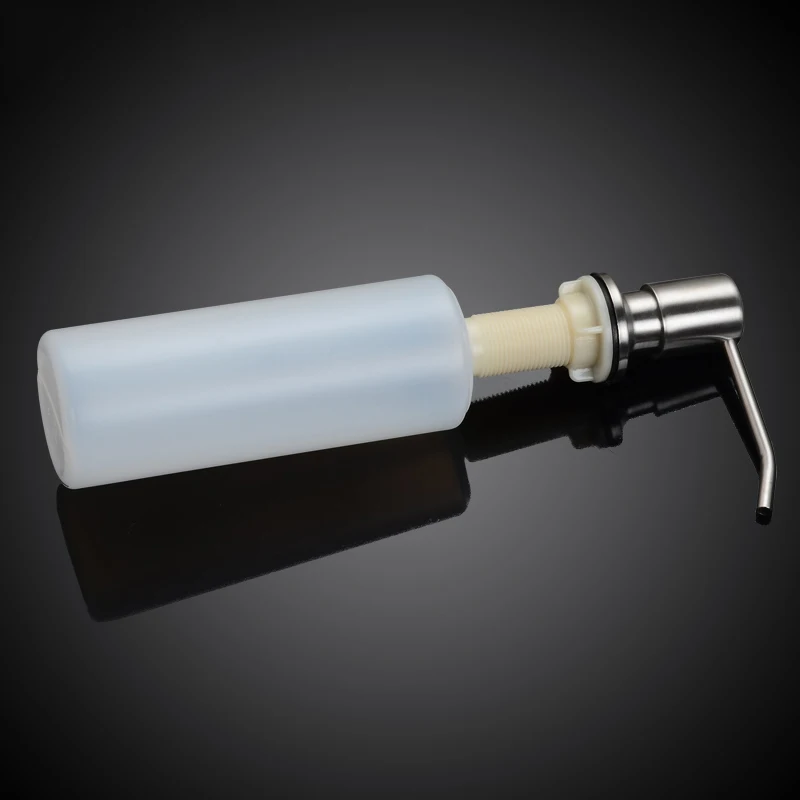 Дозатор для мыла кухонной раковины сменный стержень из нержавеющей стали сверху