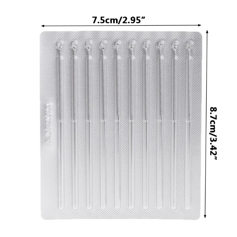 

100Pcs 0.30x40mm Disposable Acupuncture Chinese Soft Sterile Needles New M89F