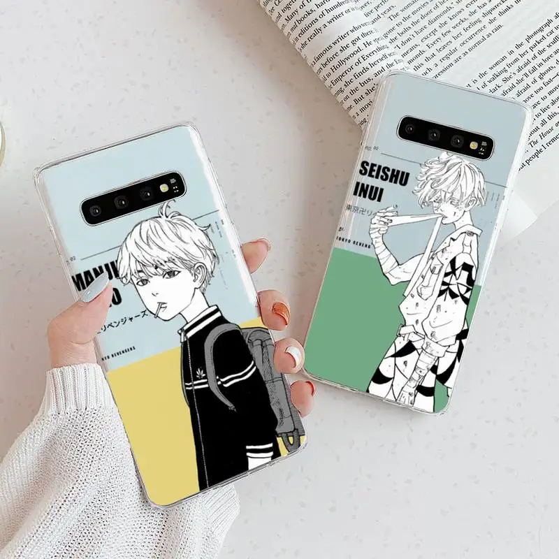 

Tokyo Avengers revengers anime Phone Case Transparent For Samsung A51 A50 A71 A70 A81 M60S Note S21 S 20 10 9 8 11 E Plus Ultra