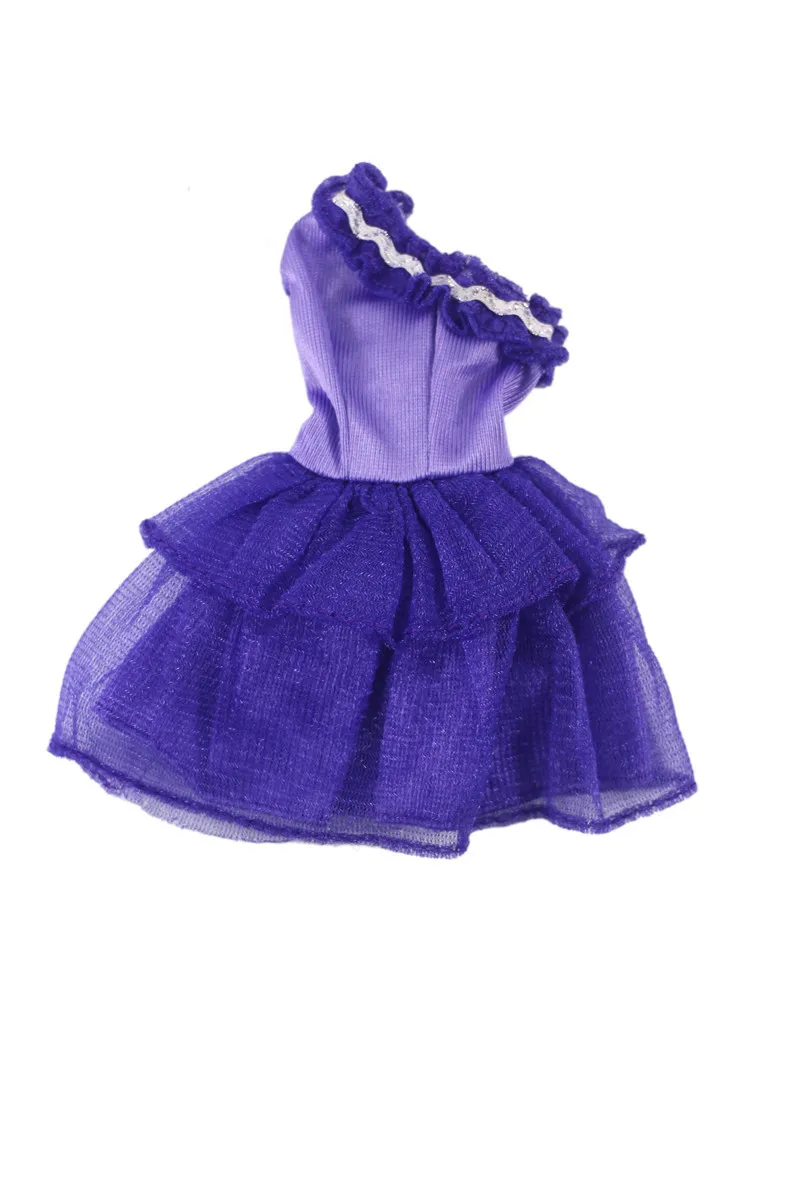 

Handmade Purple Skirt Dress Outfit Suit Sets for Barbie BJD FR SD Doll Clothes Role Play Accessories Toys for Girl