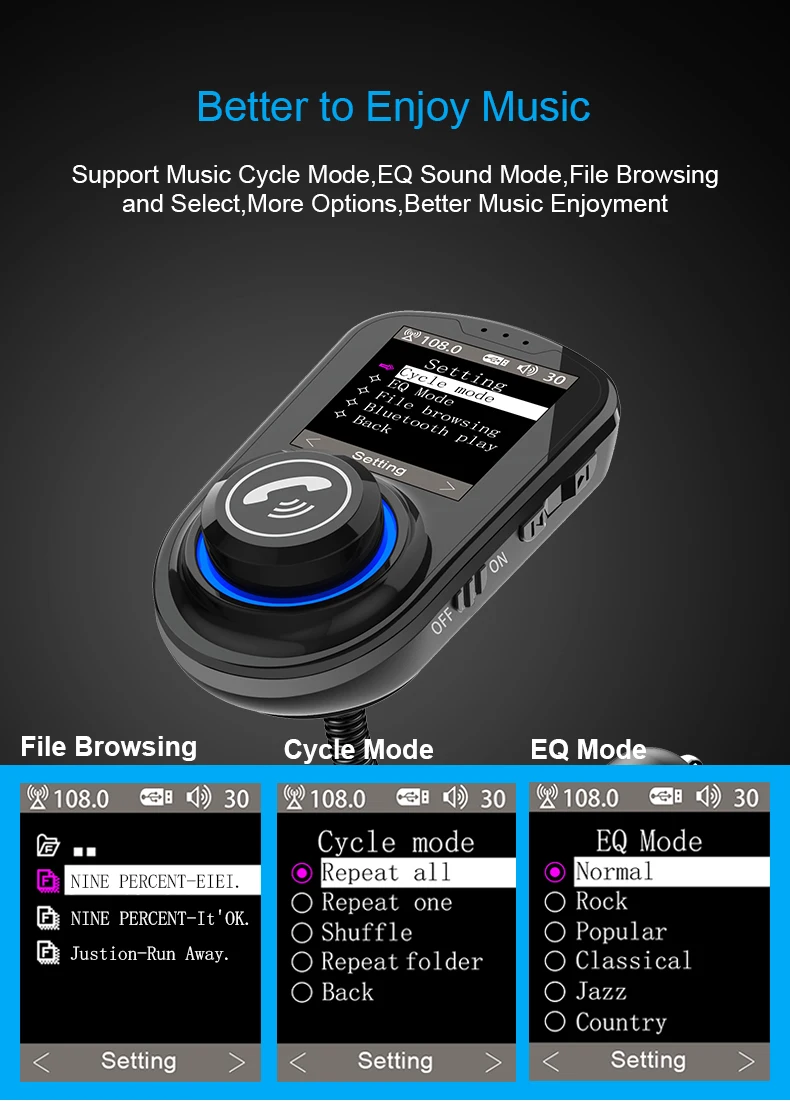 G-45 Автомобильный MP3-плеер с Bluetooth 5,0, fm-передатчик, автомобильный bluetooth-комплект, ручная работа,, напряжение батареи 1,8 дюйма, HD цветной экран