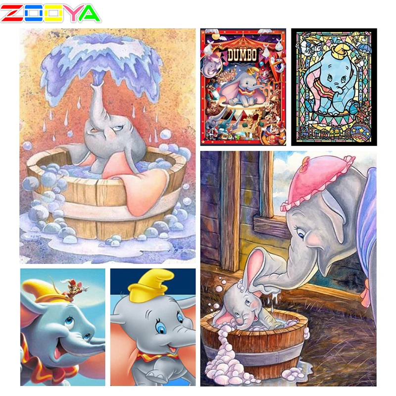 Полная Алмазная картина в виде слона подарок вышивка 3D набор крестиков мозаика