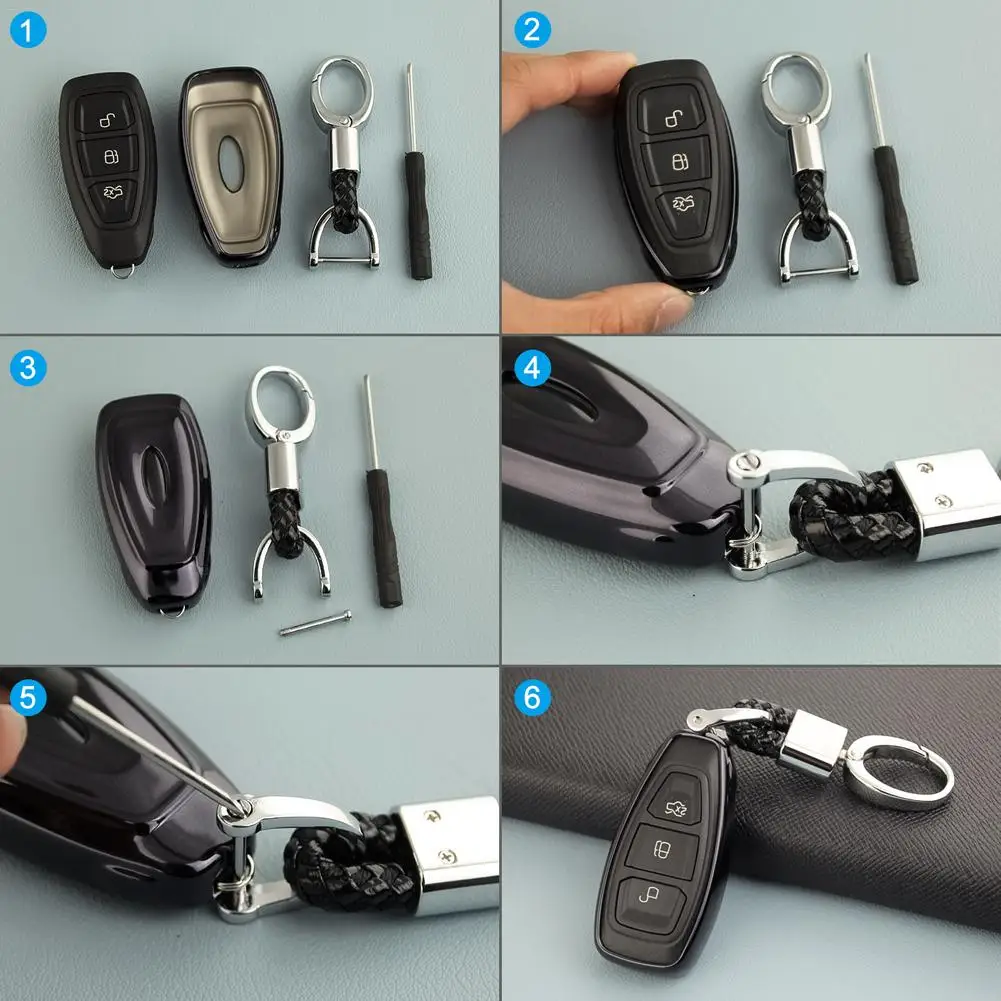 Мягкий ТПУ защитный чехол для автомобильных ключей FORD C-MAX FOCUS RS ST Fiesta хэтчбек