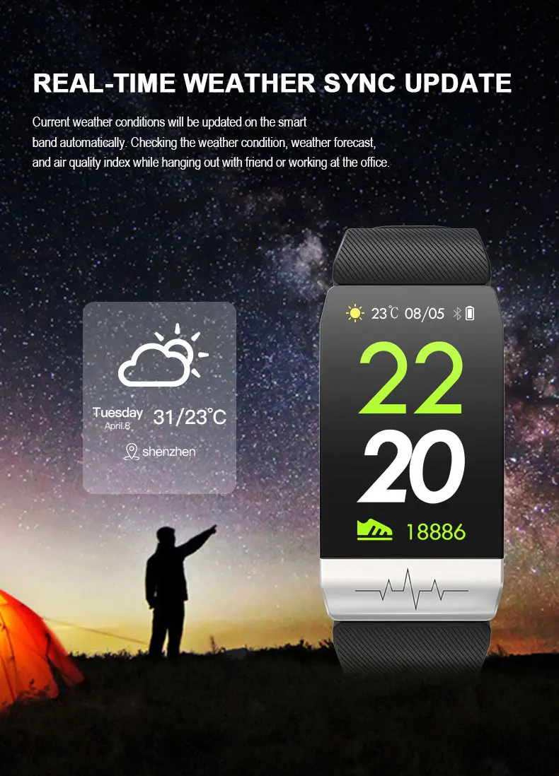 Wearpai Q1S ЭКГ+ PPG Смарт часы монитор сердечного ритма для женщин и мужчин фитнес-трекер кровяное давление IP67 спортивные часы для IOS Android
