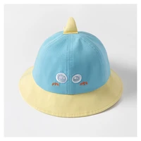bucket hat baby kids summer sun beach girl boy girl big brim uv protection breathable animal pattern accessory cap