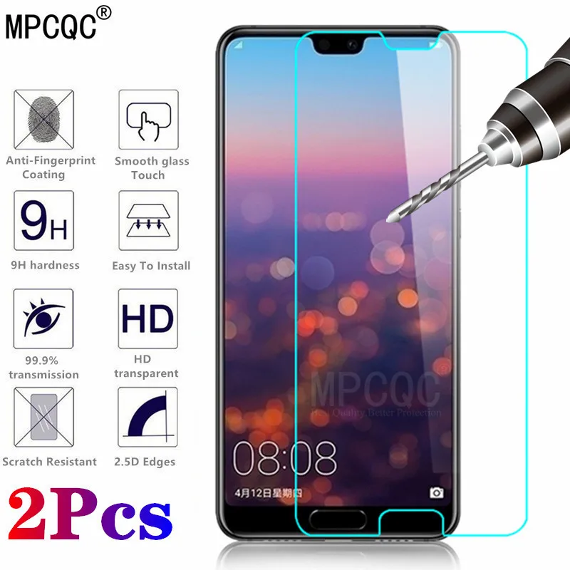 2 шт./лот стекло для huawei P20 протектор экрана закаленное P10 защитная пленка 5 8