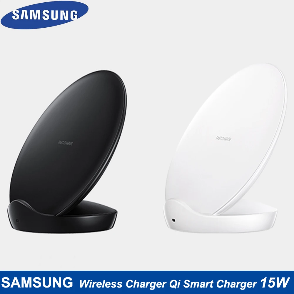 Оригинальное Быстрое беспроводное зарядное устройство Samsung Qi Smart Quick Charge для iPhone X