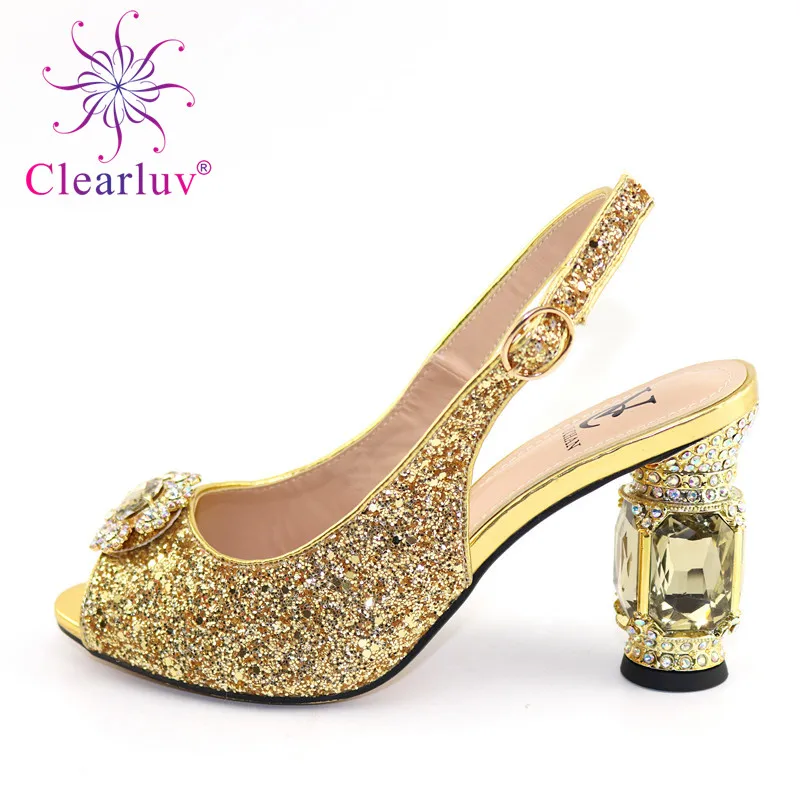 Женские босоножки на высоком каблуке с открытым носком без застежки вечерние