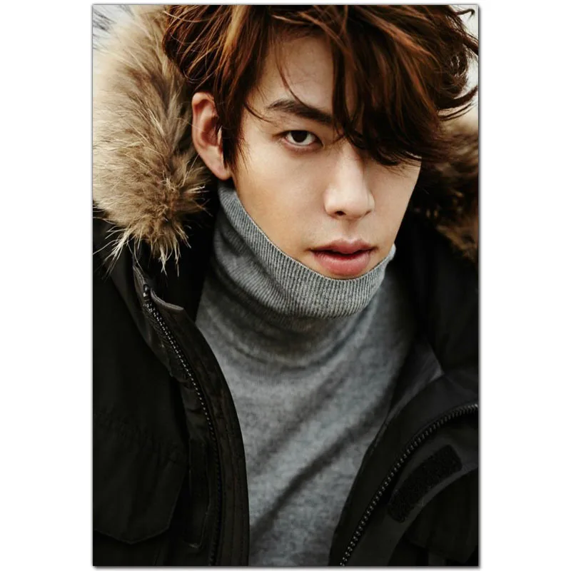 Персонализированные плакаты с актером Ким Ву Бин художественный шелковый постер