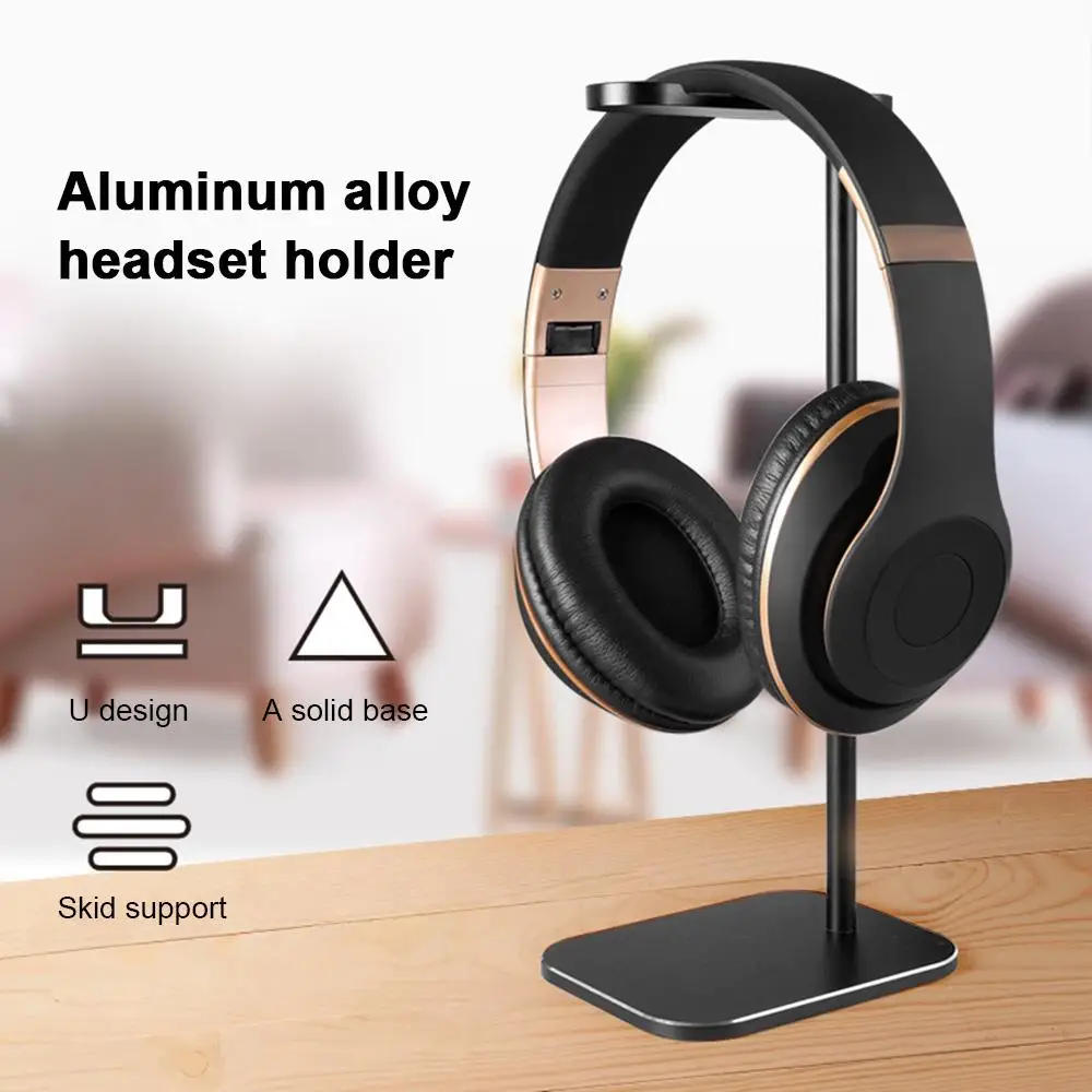 

Universal Desktop Headphone Stand Metal Earphone Display Holder Gaming Headset Accessories for JBL Baseus Anker Life Q30 Earbuds