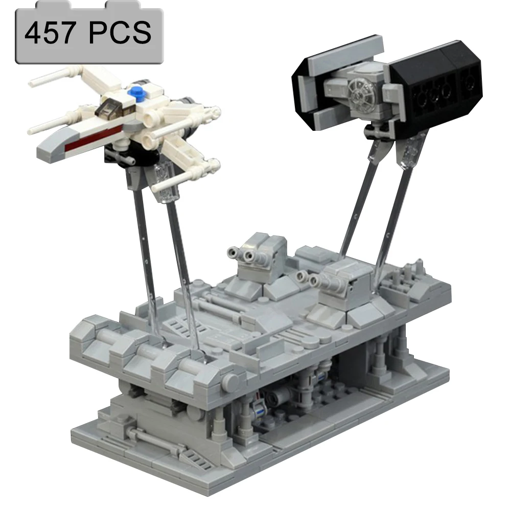 

457 Piece Bricks Space Wars MOC Model Building Blocks Boy Birthday Christmas Gifts Kids Toys For Children