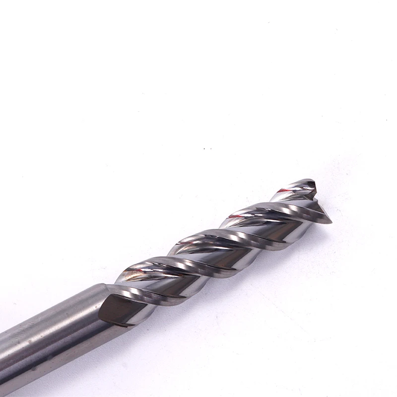 

ZGT Aluminum Cnc Cutter End Mill HRC55 3 Flute Tungsten Steel Milling Cutter Aluminum Copper wood Cutting 2mm 3mm 4mm Endmill