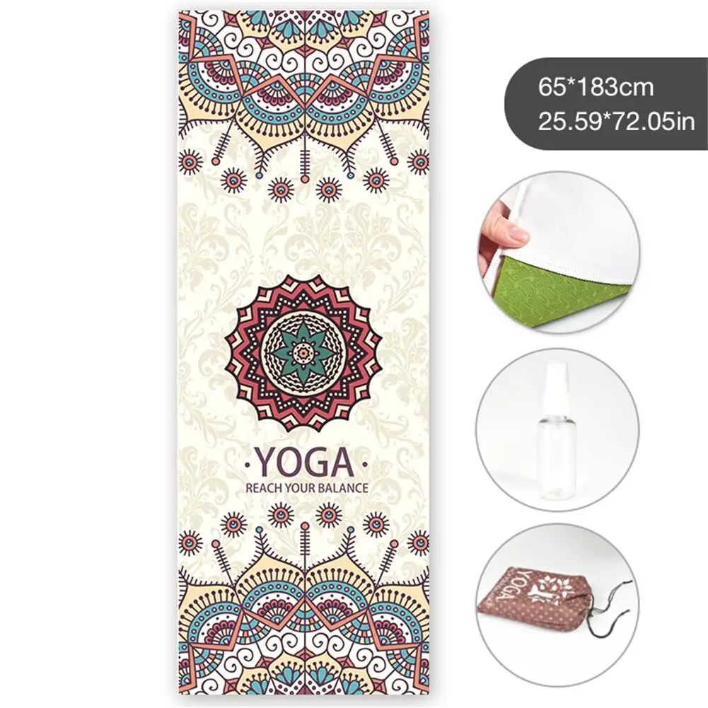 Замшевый Коврик для йоги из ТПЭ С Рисунком Слона нескользящий коврик похудения