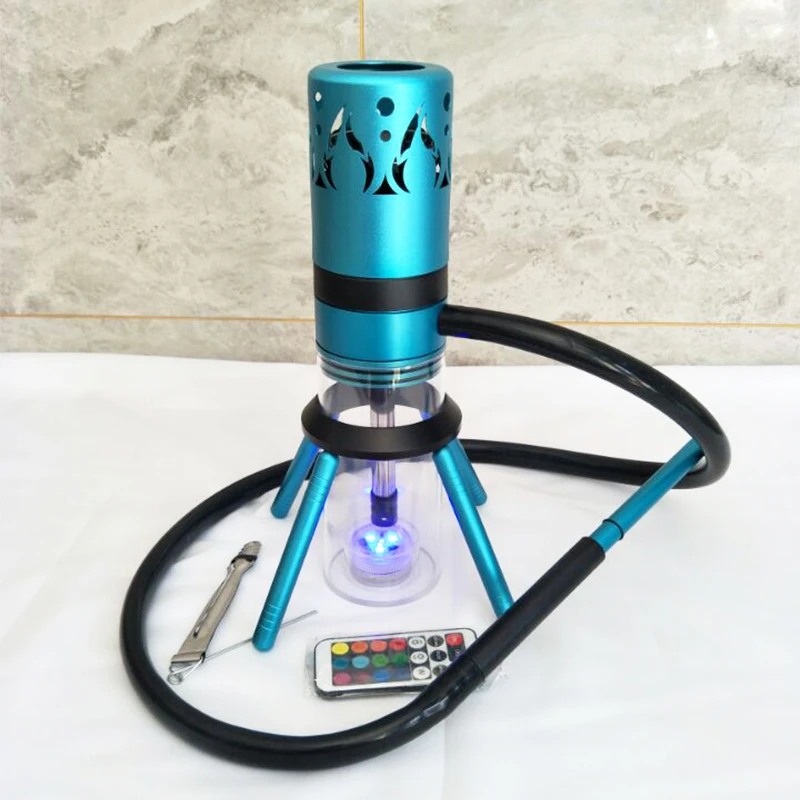 2020 Новый арабский акриловый кальян с светодиодный светильник трубка для кальяна