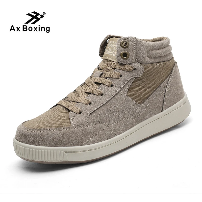 AX/боксерские ботинки martin Мужские дышащие высокие Мужская обувь кожаные