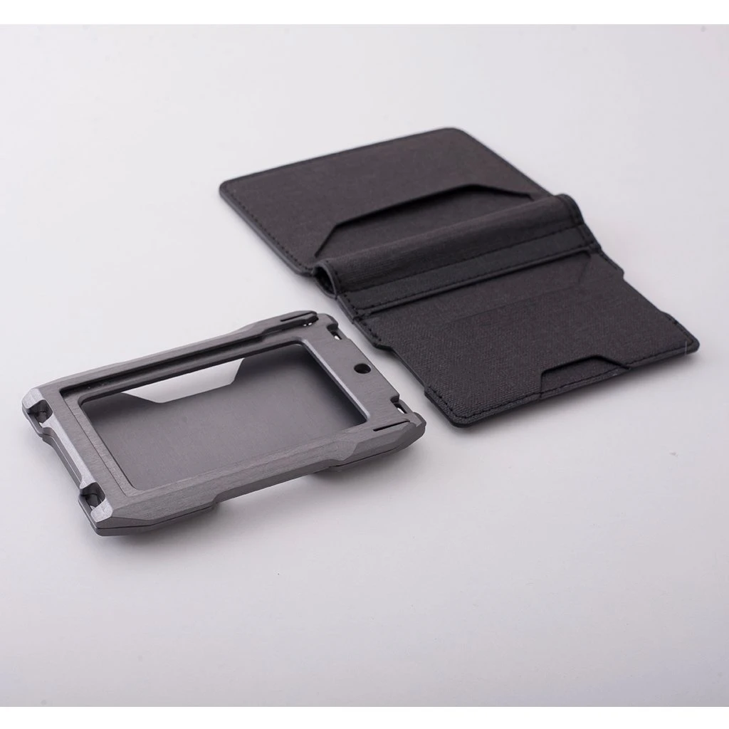 tangmo 2021 men wallet bifold aluminium metal rfid credit card holder bank id cardholder card case money practical tactical bag free global shipping