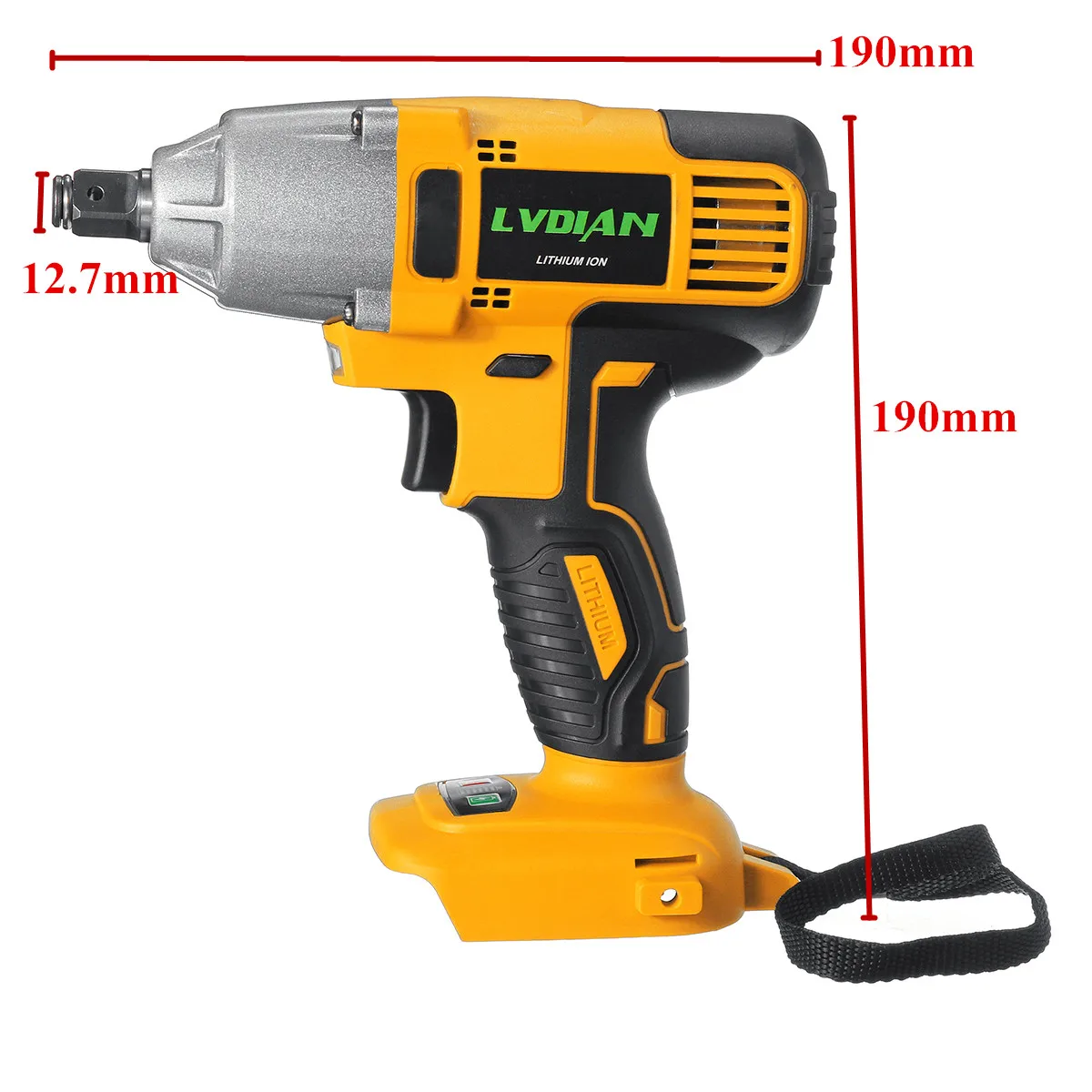

18V 320Nm Electric Rechargeable Brushless Impact Wrench Cordless 1/2" Socket Wrench Power Tool For Makita Battery 4 Color