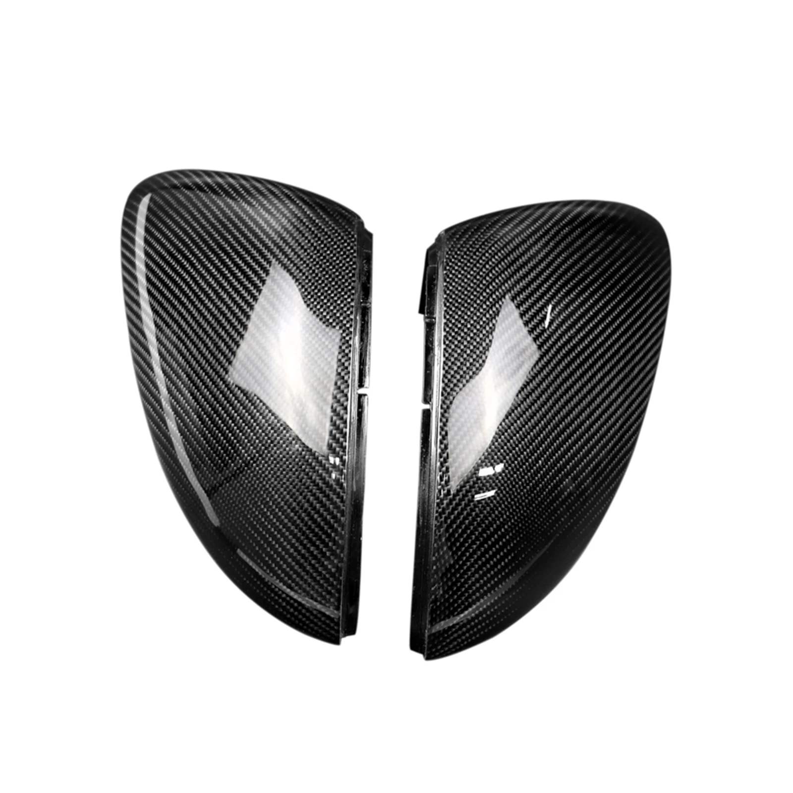 

Carbon Fiber Rearview Mirror Cover Fashionable Plastic Durable Rearview Mirror Accessory for Driving Rearview Mirror Car
