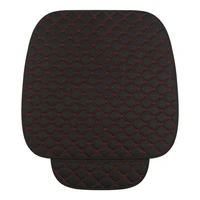 universal 1pc front seat cover four season linen vehicles interior accessories seat cover cushion black and red