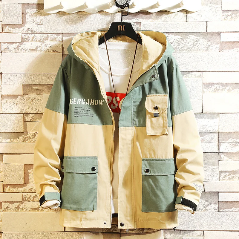 Hight Quality Autumn Spring Plaid Mens Bomber Jackets Plus Asian Size M-5XL Casual Fashion StreetWear Clothes
