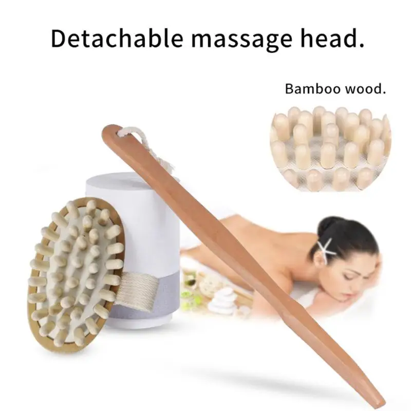 3 шт. новая деревянная щетка для тела набор щетины сухой Дерево Кожа мягкая из