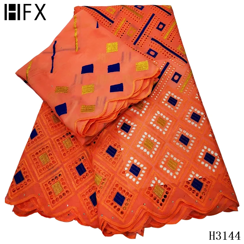 HFX швейцарская кружевная вуаль Африканская Хлопковая сухая ткань нигерийская 2020