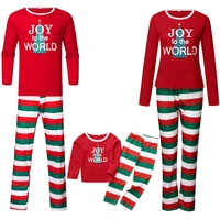 autumn and winter new home clothes night clothes fashion suit christmas tree parents and children family christmas pajamas