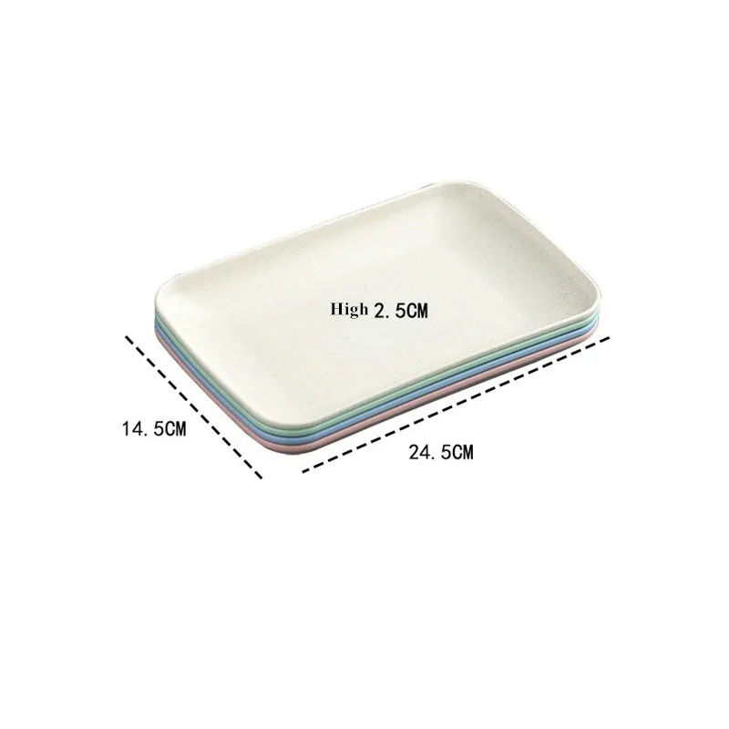 Посуда из искусственного фарфора прямоугольная для закусок кухонные аксессуары