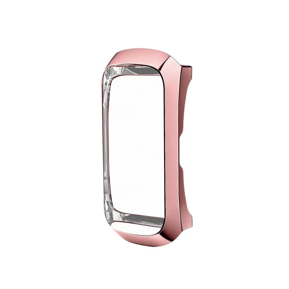 pink Покрытие Мягкий ТПУ защитный кожух для samsung Galaxy Fit SM-R370 новые аксессуары для часов прозрачный устойчивый к царапинам прочный - Цвет: pink