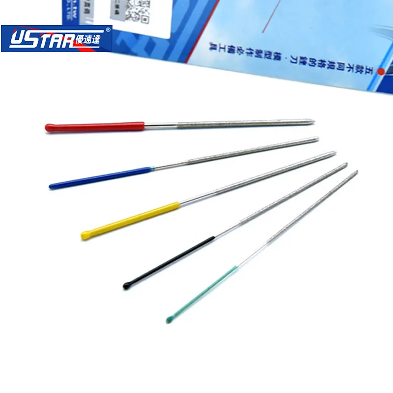 

U-STAR UA-660, 5 in 1 Mini Diamond File Set - Round (5 pcs), UA-90660 High Precise Round File Set
