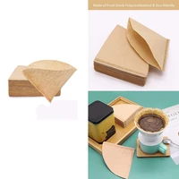 small coffee filter v60 size 200 piece set disposable cone coffee filter paper natural filter paper