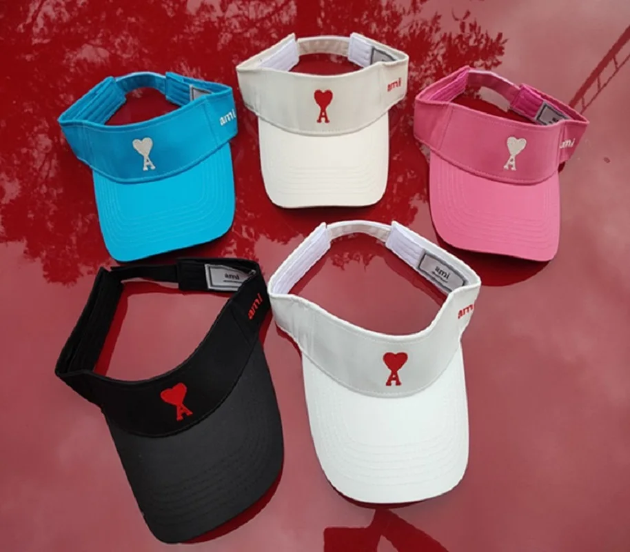 

Ami Summer 2021 New Sunblock Suncap Love Suncap Couples Baseball Cap Alphabet Beach Parent-Ｃhild Suncap