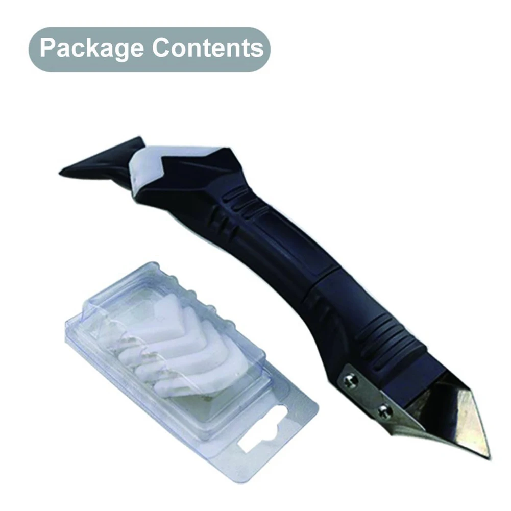 

Sealant Remover Tool Kit Scraper Caulking Mould Removal 3 in 1 Portable for Home