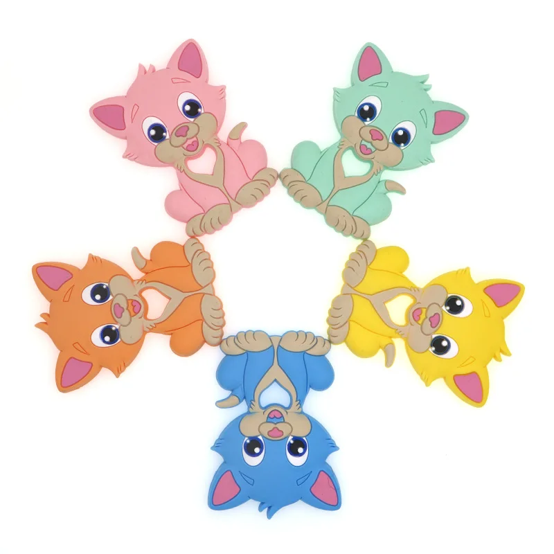5/10 шт. силиконовые грызунки в форме животных | Мать и ребенок