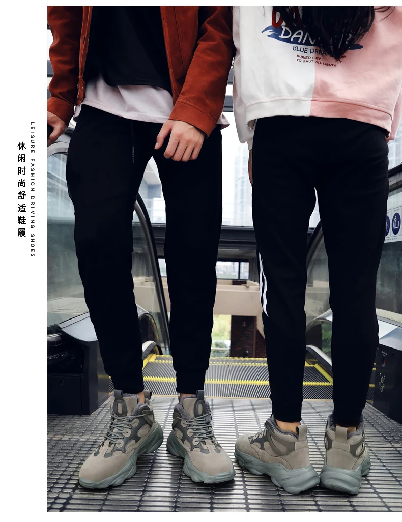 Men's Sneakers Casual Plus Velvet Winter Warm Short Ankle women Boots Plush Man's High-top women Snow Shoes Обувь Мужская