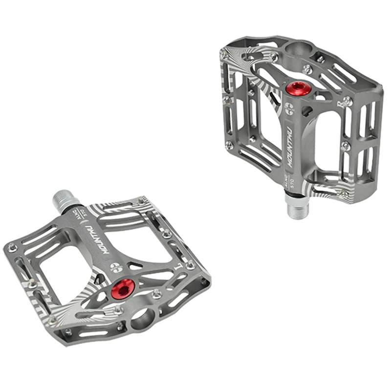 Подшипник MTB Педали CNC Maching 324g сверхлегкие педали 100X102X28mm Титан Синий Красный