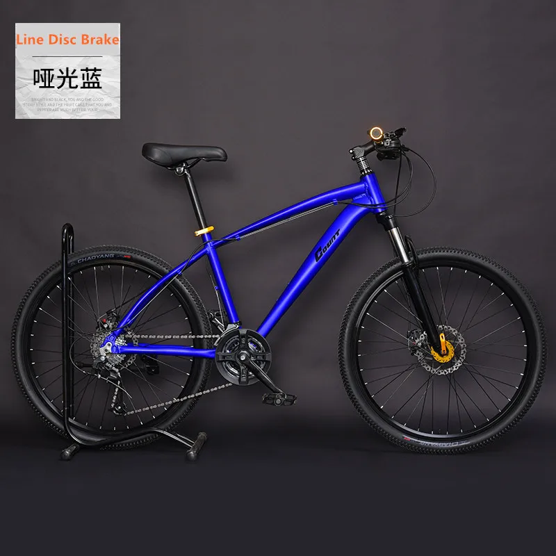 Line brake Blue Бренд горный велосипед рама из алюминиевого сплава 24 27 30 скоростной Дисковый Тормоз MTB Велосипедный спорт на открытом воздухе горные Bicicleta - Цвет: Line brake Blue