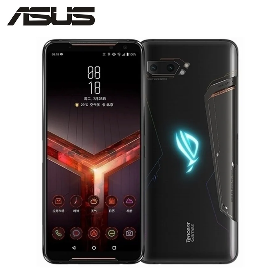 Asus ROG Phone II ZS660KL мобильный телефон с двумя sim-картами 12 Гб 1 ТБ Snapdragon855 + 6 59 &quot1080x2340 6000