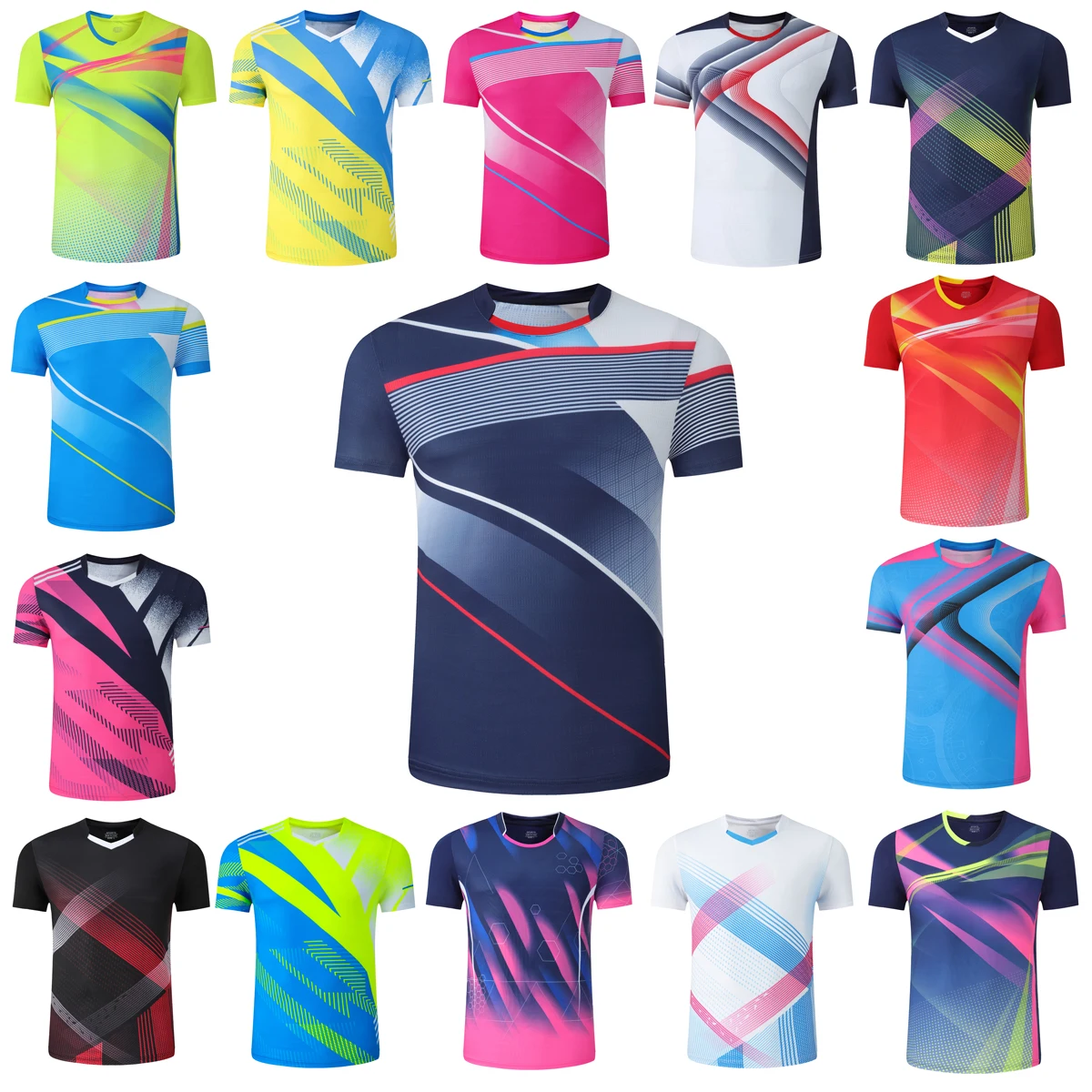 

Men Women Tennis Shirts , 2021Kids Table Tennis Kits, Boys Badminton T Shirt, Girls Ping Pong Jerseys Women's Sport Shirt XS-4XL