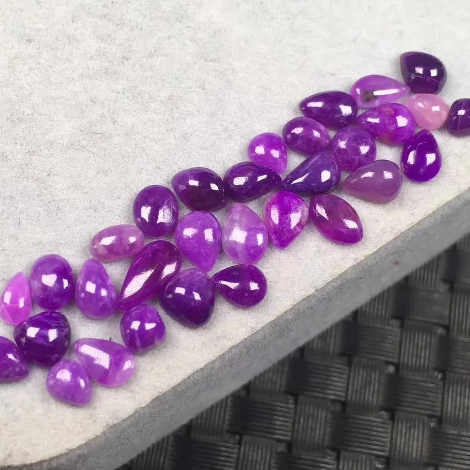 

30pcs Natural water drop ring face jade oil moisturizing bare stone pendant bracelet home decoration repair energy mineral stone