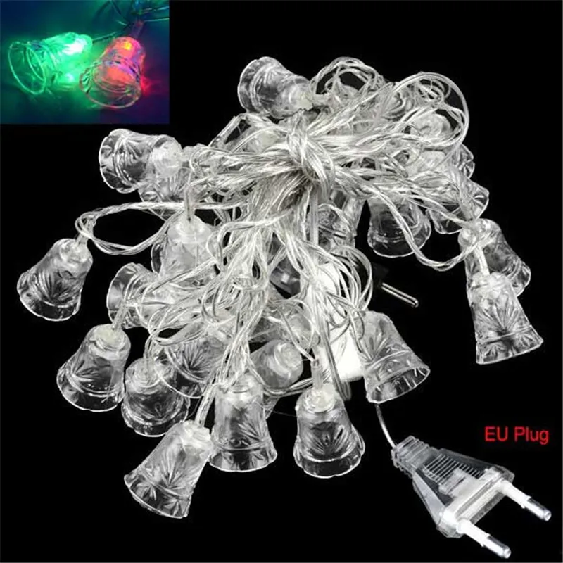 Светодиодный колокольчик световые гирлянды сказочные огни для свадьбы