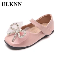 girls shoes lighter single shoes children fall the new childrens princess students show baby shoes infant pink beading flats