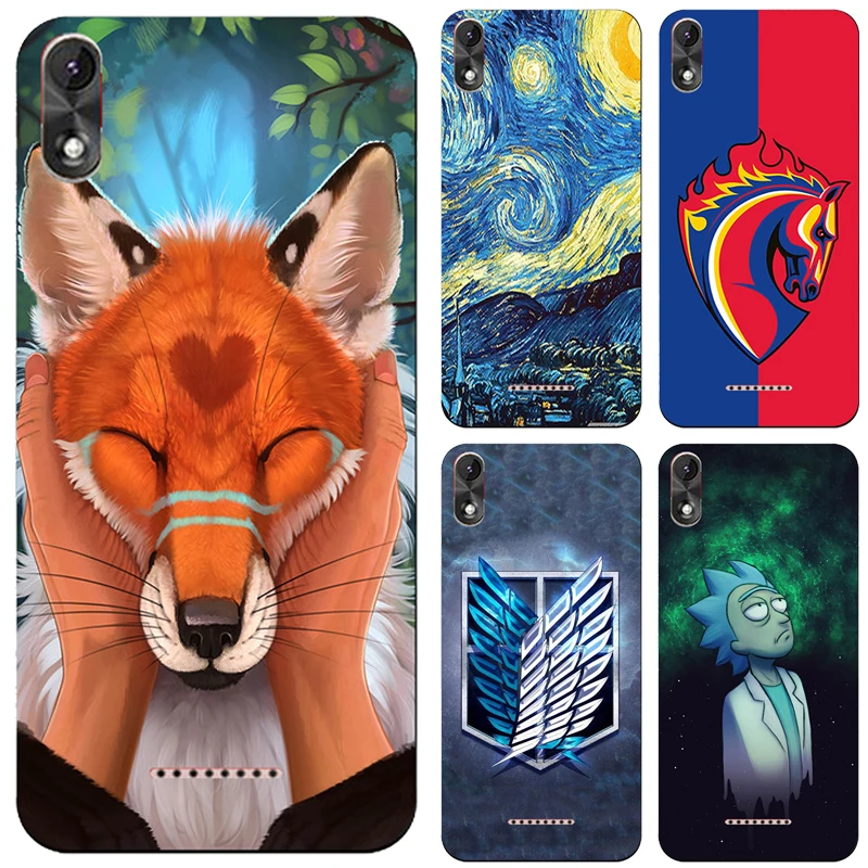 Чехол с рисунком для Wiko Lenny 4 Plus силиконовый мягкий чехол из ТПУ Lenny4 изображением