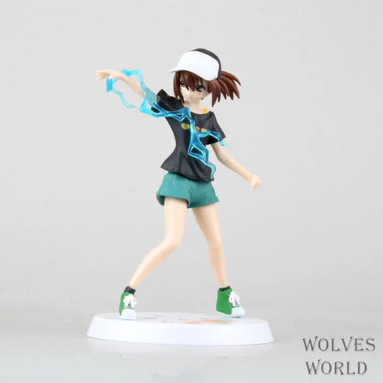 

Anime Toaru Kagaku no Railgun Misaka Mikoto PVC Action Figure Collectible Model doll toy 20cm