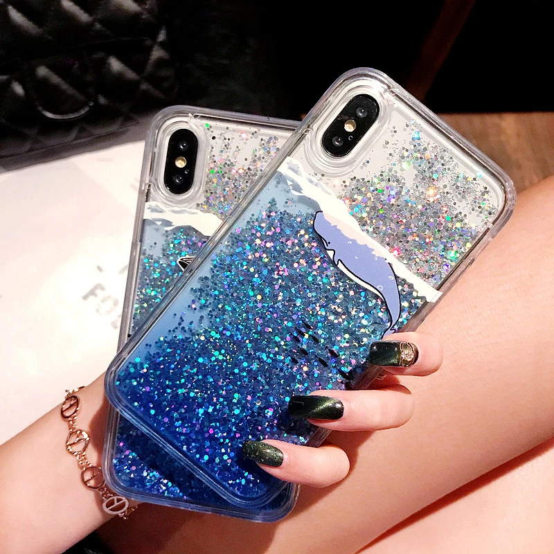 Чехол с динамическим зыбучим песком для OPPO Reno Z 2 A3S A5S AX7 A5 A9 2020 F1S F5 F7 F9 F11 A57 A59 A73