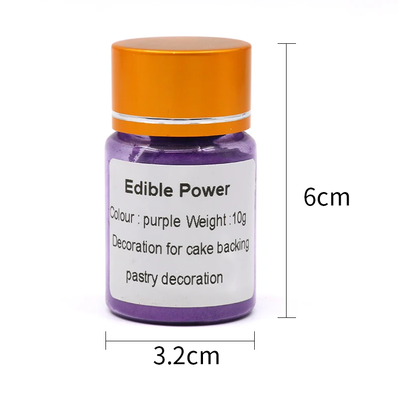 Пищевой порошок пурпурного цвета для шоколада торта хлеба выпечки обжарки