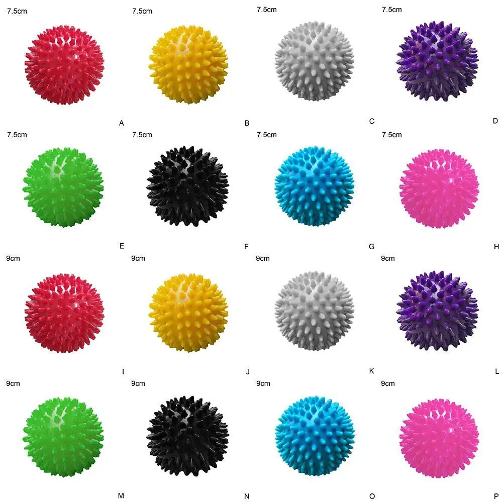 

PVC Spiky Massage Yoga Ball Trigger Point Sport Fitness Hand Foot Pain Stress Relief Muscle Relax Ball Healthy Care Tools
