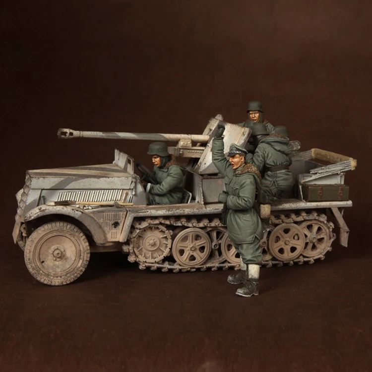1/35 солдатики-B 5 фигурок (без транспорта) набор для строительства из смолы |