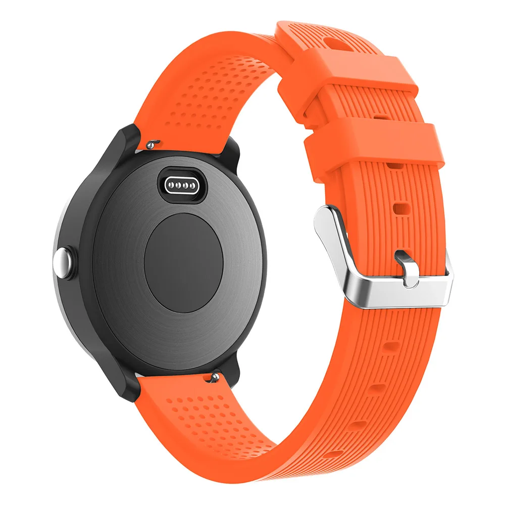 Силиконовый ремешок для часов samsung Galaxy Active 42 Band 20 мм s2 Amazfit Bip Youth/gear Sport/Garmin vivoactive 3