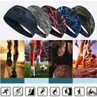 Новинка, 1 предмет, для мужчин и женщин впитывает пот и повязка на голову, для занятий спортом, йогой, повязка на голову для вело тренировок абсорбент аксессуары, ленты для волос